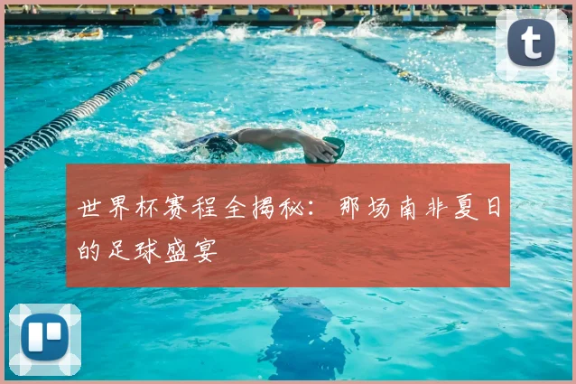 世界杯赛程全揭秘：那场南非夏日的足球盛宴